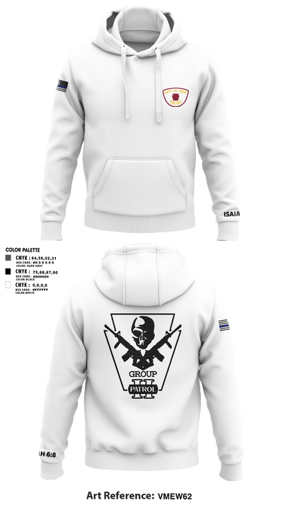 Erie police department 42261710 Hoodie - 5