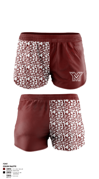 Track Shorts, Mount vernon, Track & Field, Teamtime, Team time, sublimation, custom sports apparel, team uniforms, spirit wear, spiritwear, sports uniforms, custom shirts, team store, custom team store, fundraiser sports, apparel fundraiser