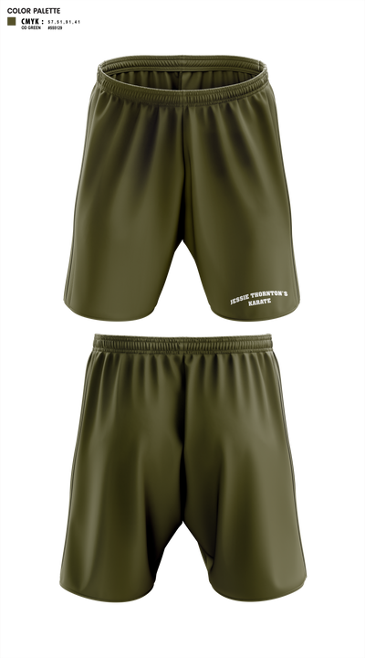 JESSIE THORNTON’S KARATE 36275676 Athletic Shorts With Pockets - 1