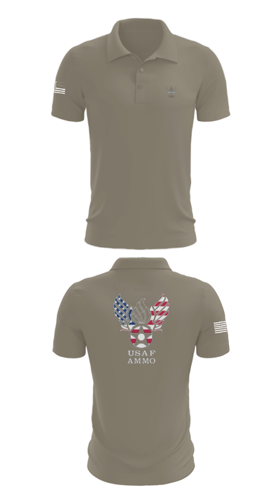 7th Munitions Sq 29669967 Short Sleeve Performance Polo - 67