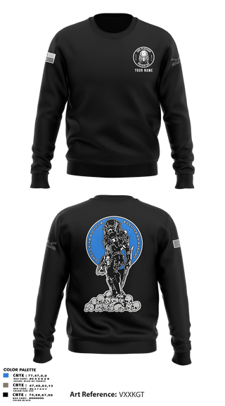 Crew Neck Sweatshirt, 3rd Platoon, Army, Teamtime, Team time, sublimation, custom sports apparel, team uniforms, spirit wear, spiritwear, sports uniforms, custom shirts, team store, custom team store, fundraiser sports, apparel fundraiser