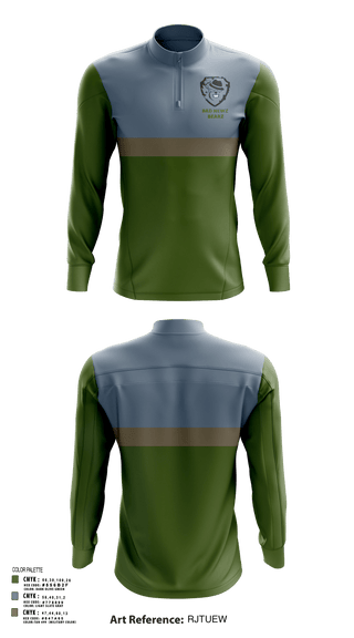 Quarter Zip Jacket, Bad Newz Bearz, E-Sports, Teamtime, Team time, sublimation, custom sports apparel, team uniforms, spirit wear, spiritwear, sports uniforms, custom shirts, team store, custom team store, fundraiser sports, apparel fundraiser