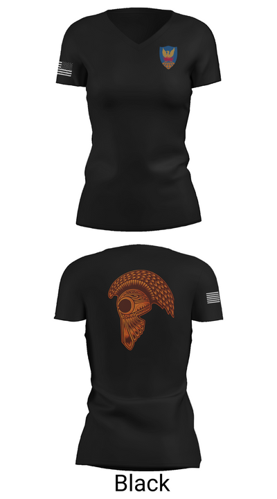 HHC, 311th (T)SC 14853900 Women's Short Sleeve V-neck Shirt - 28