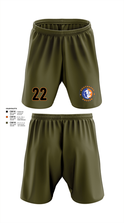 Southeast Soccer 3268103 Athletic Shorts With Pockets - 5