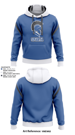 Hoodie, Sparta, Track & Field, Teamtime, Team time, sublimation, custom sports apparel, team uniforms, spirit wear, spiritwear, sports uniforms, custom shirts, team store, custom team store, fundraiser sports, apparel fundraiser