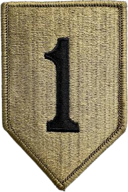 1st infantry division 88621490 Stainless Steel Water Bottle with a Straw Lid