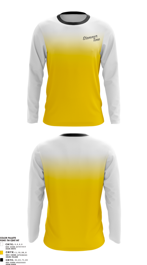 Long Sleeve Performance Shirt, Stammer Time, Ice Hockey, Teamtime, Team time, sublimation, custom sports apparel, team uniforms, spirit wear, spiritwear, sports uniforms, custom shirts, team store, custom team store, fundraiser sports, apparel fundraiser