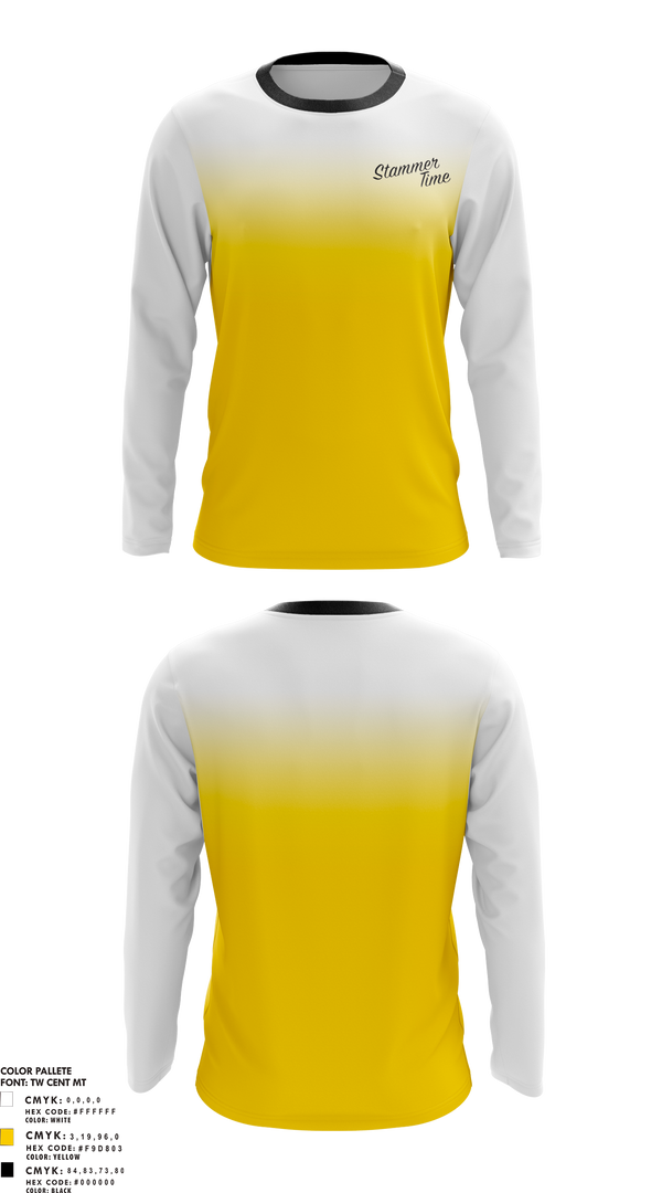 Long Sleeve Performance Shirt, Stammer Time, Ice Hockey, Teamtime, Team time, sublimation, custom sports apparel, team uniforms, spirit wear, spiritwear, sports uniforms, custom shirts, team store, custom team store, fundraiser sports, apparel fundraiser