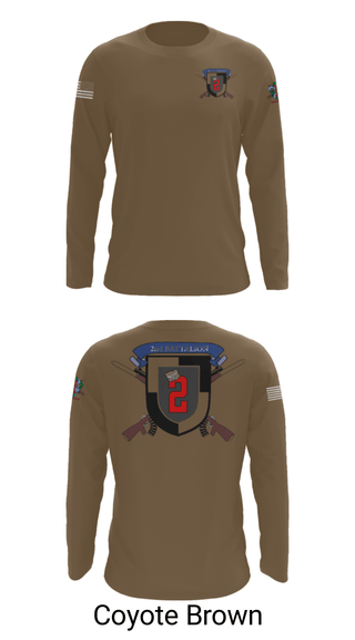 Long Sleeve Performance Shirt, 2nd Battalion, Army, Teamtime, Team time, sublimation, custom sports apparel, team uniforms, spirit wear, spiritwear, sports uniforms, custom shirts, team store, custom team store, fundraiser sports, apparel fundraiser