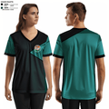 Vine 70682058 Women's Short Sleeve V-neck Shirt - 2