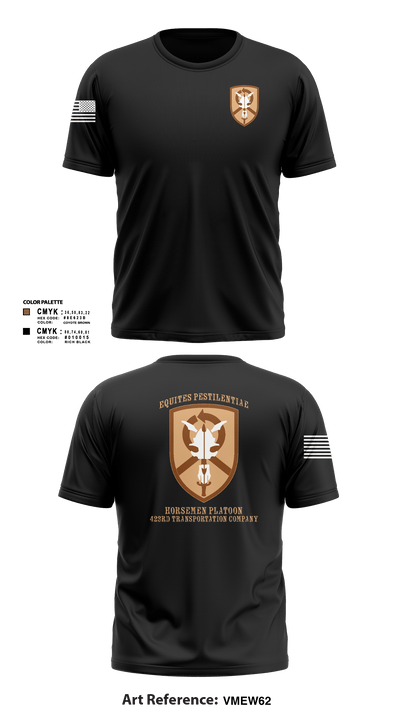 1st Platoon, 423 TC 69151656 Short Sleeve Performance Shirt - 1