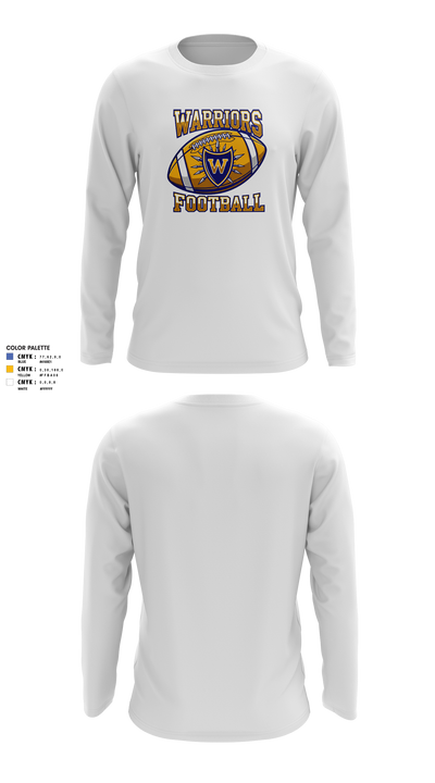 Wiesbaden Warriors 33101048 Long Sleeve Rash Guard Shirt - 2
