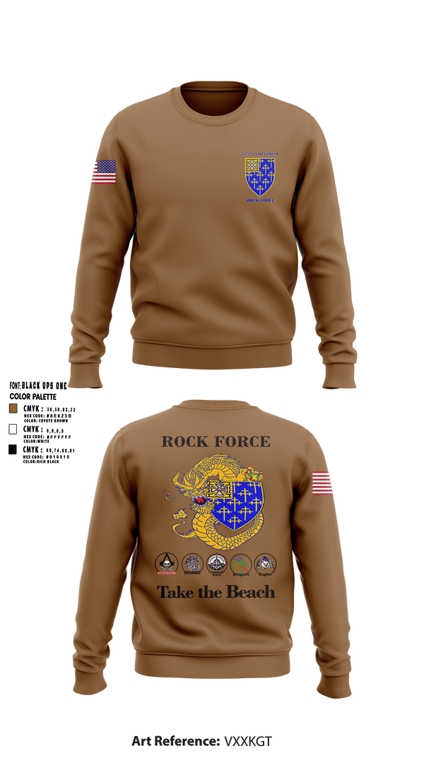 Crew Neck Sweatshirt, 3rd Battalion, 34th Infantry Regiment, Army, Teamtime, Team time, sublimation, custom sports apparel, team uniforms, spirit wear, spiritwear, sports uniforms, custom shirts, team store, custom team store, fundraiser sports, apparel fundraiser