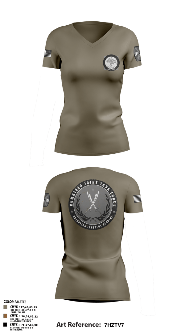 Women's Short Sleeve Vneck Shirt, 65th FAB, Army, Teamtime, Team time, sublimation, custom sports apparel, team uniforms, spirit wear, spiritwear, sports uniforms, custom shirts, team store, custom team store, fundraiser sports, apparel fundraiser