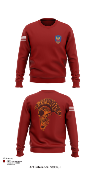 Crew Neck Sweatshirt, HHC, 311th (T)SC, , Teamtime, Team time, sublimation, custom sports apparel, team uniforms, spirit wear, spiritwear, sports uniforms, custom shirts, team store, custom team store, fundraiser sports, apparel fundraiser