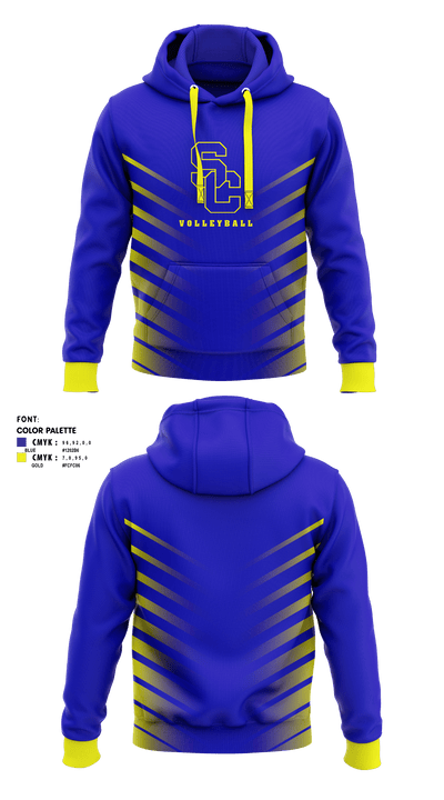 Scott City R-1 High School Volleyball 68784855 Hoodie - 1
