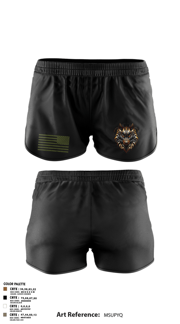 Ranger Panties, 501st BSBWolfpack, Army, Teamtime, Team time, sublimation, custom sports apparel, team uniforms, spirit wear, spiritwear, sports uniforms, custom shirts, team store, custom team store, fundraiser sports, apparel fundraiser