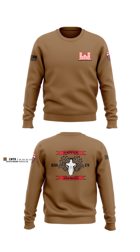 Crew Neck Sweatshirt, 836 Engineer Company SAPPER, , Teamtime, Team time, sublimation, custom sports apparel, team uniforms, spirit wear, spiritwear, sports uniforms, custom shirts, team store, custom team store, fundraiser sports, apparel fundraiser