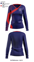 Burleson Youth Association, Inc. 53161479 Women's Long Sleeve V-neck Shirt - 1