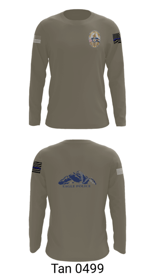 Long Sleeve Performance Shirt, Eagle Police Department, Police, Teamtime, Team time, sublimation, custom sports apparel, team uniforms, spirit wear, spiritwear, sports uniforms, custom shirts, team store, custom team store, fundraiser sports, apparel fundraiser