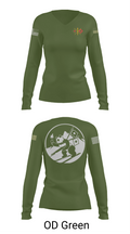 S6 1-32 IN 64050243 Women's Long Sleeve V-neck Shirt - 57