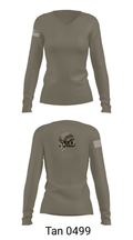 Delta company 114 32884167 Women's Long Sleeve V-neck Shirt - 77