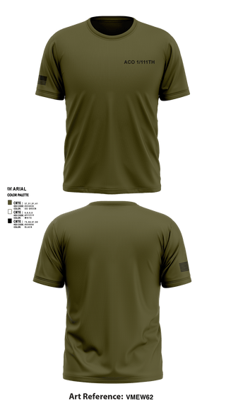 Short Sleeve Performance Shirt, Aco 1/111th, , Teamtime, Team time, sublimation, custom sports apparel, team uniforms, spirit wear, spiritwear, sports uniforms, custom shirts, team store, custom team store, fundraiser sports, apparel fundraiser