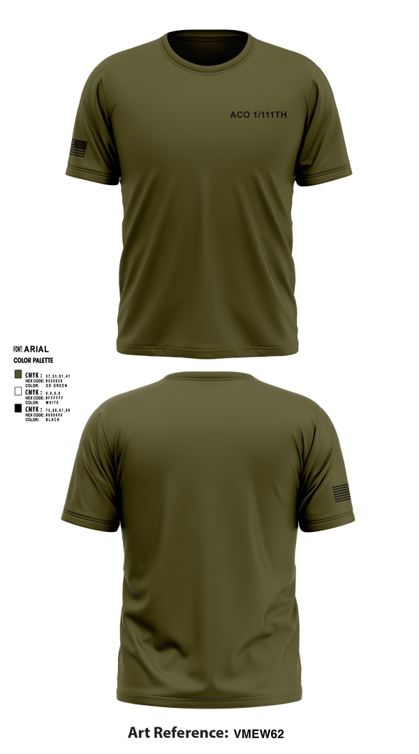 Short Sleeve Performance Shirt, Aco 1/111th, , Teamtime, Team time, sublimation, custom sports apparel, team uniforms, spirit wear, spiritwear, sports uniforms, custom shirts, team store, custom team store, fundraiser sports, apparel fundraiser