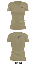 AOB-S 37277652 Women's Short Sleeve V-neck Shirt - 88
