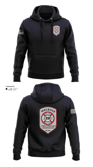 Hoodie, The Melrose Fire Company Incorporated, , Teamtime, Team time, sublimation, custom sports apparel, team uniforms, spirit wear, spiritwear, sports uniforms, custom shirts, team store, custom team store, fundraiser sports, apparel fundraiser
