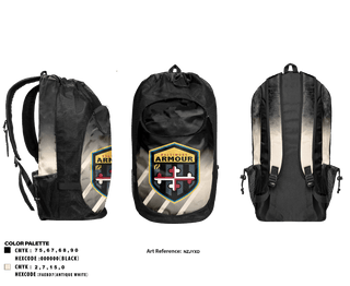 Gear Bag, Baltimore Amour, Men's Soccer, Teamtime, Team time, sublimation, custom sports apparel, team uniforms, spirit wear, spiritwear, sports uniforms, custom shirts, team store, custom team store, fundraiser sports, apparel fundraiser