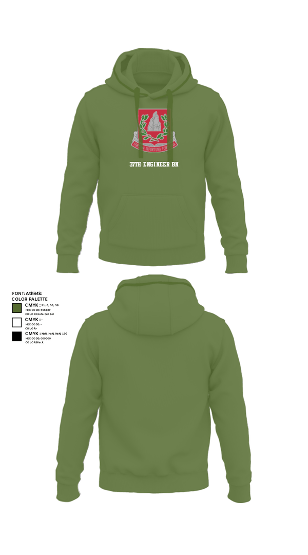 Hoodie, 37th engineer bn, Army, Teamtime, Team time, sublimation, custom sports apparel, team uniforms, spirit wear, spiritwear, sports uniforms, custom shirts, team store, custom team store, fundraiser sports, apparel fundraiser