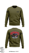 C Co. 2-210 Aviation Regiment (Structures) 22020258 Crew Neck Sweatshirt - 3