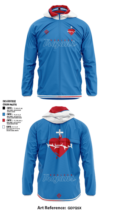 Boulder Trojans 13514059 Windbreaker - 1