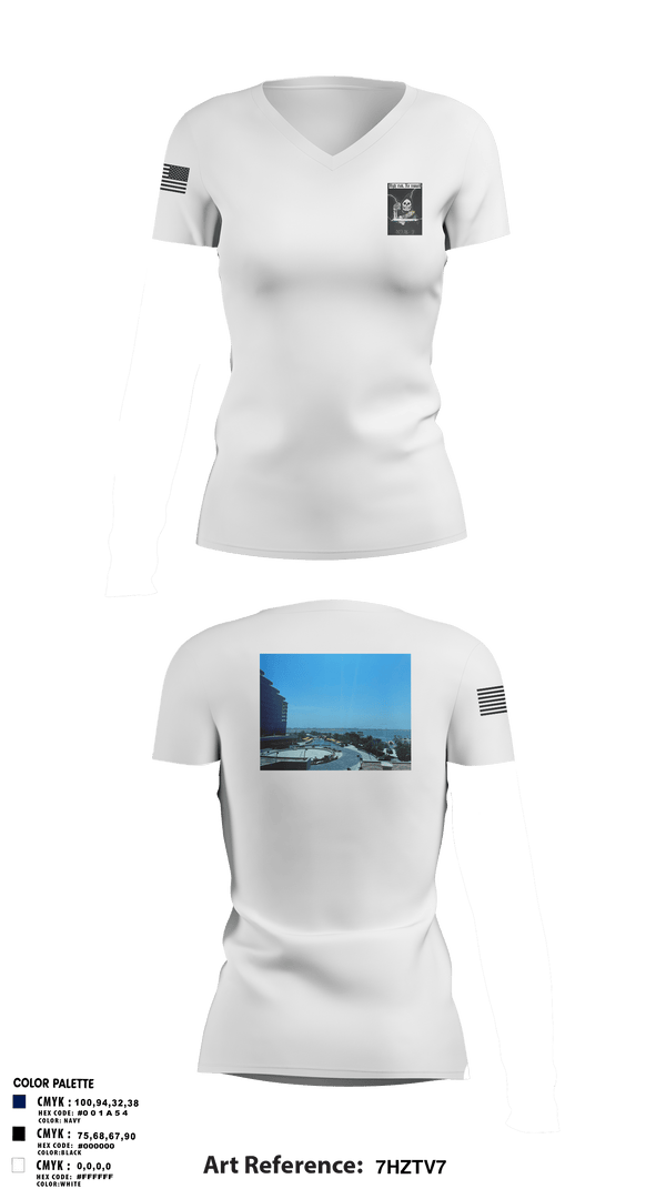 Women's Short Sleeve Vneck Shirt, VQ-1, Navy, Teamtime, Team time, sublimation, custom sports apparel, team uniforms, spirit wear, spiritwear, sports uniforms, custom shirts, team store, custom team store, fundraiser sports, apparel fundraiser