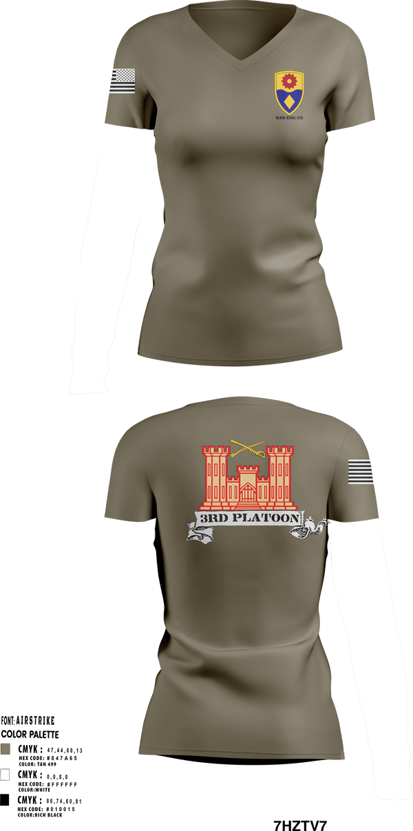 Women's Short Sleeve Vneck Shirt, 649 ENG CO649 ENG CO, , Teamtime, Team time, sublimation, custom sports apparel, team uniforms, spirit wear, spiritwear, sports uniforms, custom shirts, team store, custom team store, fundraiser sports, apparel fundraiser