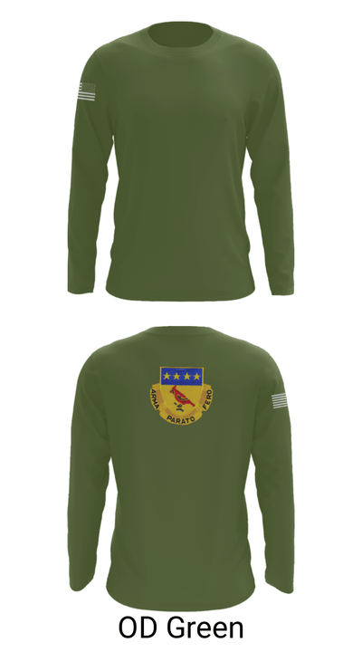 Alpha BTRY 2/138th FA 84014015 Long Sleeve Performance Shirt - 44