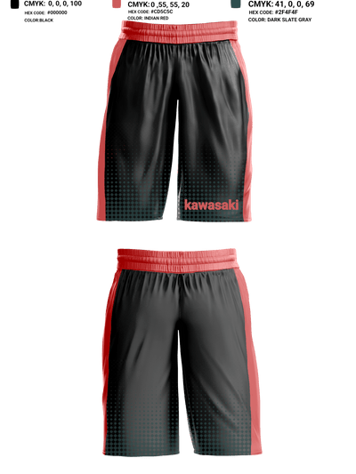 Kawasaki 87939486 Mens Basketball Shorts 1