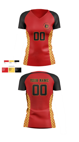 Women's Short Sleeve Vneck Shirt, Bloomfield College Volleyball, Women's Volleyball, Teamtime, Team time, sublimation, custom sports apparel, team uniforms, spirit wear, spiritwear, sports uniforms, custom shirts, team store, custom team store, fundraiser sports, apparel fundraiser