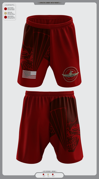 Athletic Shorts With Pockets, 2nd Force Reconnaissance, Marines, Teamtime, Team time, sublimation, custom sports apparel, team uniforms, spirit wear, spiritwear, sports uniforms, custom shirts, team store, custom team store, fundraiser sports, apparel fundraiser