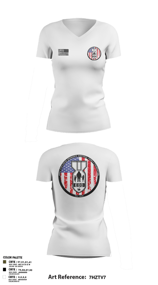 Women's Short Sleeve Vneck Shirt, 482nd EOD, Air Force, Teamtime, Team time, sublimation, custom sports apparel, team uniforms, spirit wear, spiritwear, sports uniforms, custom shirts, team store, custom team store, fundraiser sports, apparel fundraiser