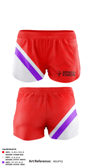 Track Shorts, Athletics Yukon, Track & Field, Teamtime, Team time, sublimation, custom sports apparel, team uniforms, spirit wear, spiritwear, sports uniforms, custom shirts, team store, custom team store, fundraiser sports, apparel fundraiser