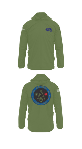 Windbreaker, Battle company 1-17IN, Army, Teamtime, Team time, sublimation, custom sports apparel, team uniforms, spirit wear, spiritwear, sports uniforms, custom shirts, team store, custom team store, fundraiser sports, apparel fundraiser