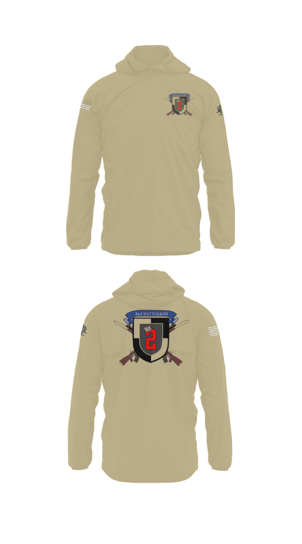 Windbreaker, 2nd Battalion, Army, Teamtime, Team time, sublimation, custom sports apparel, team uniforms, spirit wear, spiritwear, sports uniforms, custom shirts, team store, custom team store, fundraiser sports, apparel fundraiser