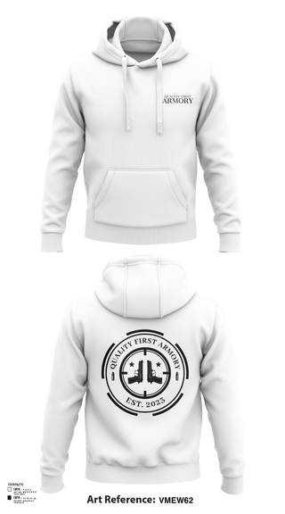 Hoodie, QUALITY FIRST ARMORY, , Teamtime, Team time, sublimation, custom sports apparel, team uniforms, spirit wear, spiritwear, sports uniforms, custom shirts, team store, custom team store, fundraiser sports, apparel fundraiser