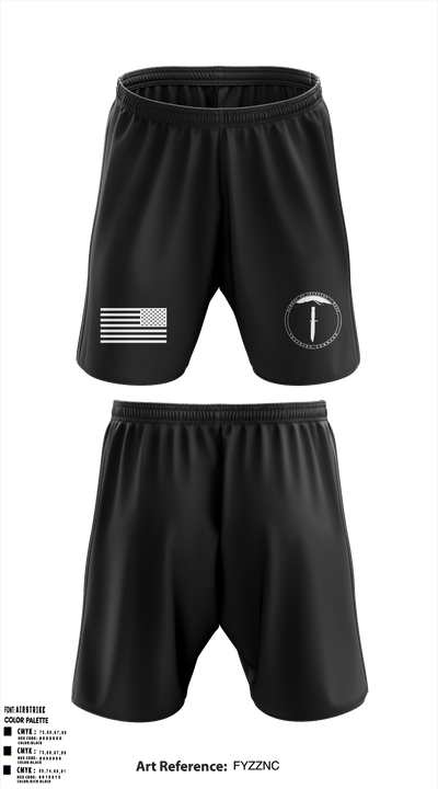 Infantry Training Battalion 84251172 Athletic Shorts With Pockets - 1