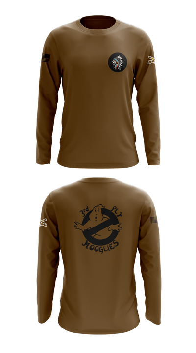 3rd PLT, Alpha Company, 2nd Cavalry 5th regiment 38799730 Long Sleeve Performance Shirt - 3