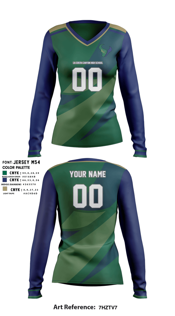 Long Sleeve Performance Shirt, La Costa Canyon High School Volleyball, Women's Volleyball, Teamtime, Team time, sublimation, custom sports apparel, team uniforms, spirit wear, spiritwear, sports uniforms, custom shirts, team store, custom team store, fundraiser sports, apparel fundraiser