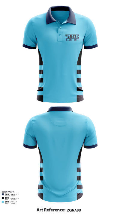 Waianae 91240677 Short Sleeve Performance Polo - 1