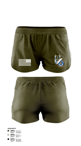Women's Shorts, DINFOS (Defense Information School), Army, Teamtime, Team time, sublimation, custom sports apparel, team uniforms, spirit wear, spiritwear, sports uniforms, custom shirts, team store, custom team store, fundraiser sports, apparel fundraiser